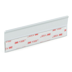 Lot de 20 poignées adhésives Tulip1 en aluminium finition anodisé mat L 94 mm - EMUCA