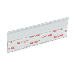 Lot de 20 poignées adhésives Tulip1 en aluminium finition anodisé mat L 158 mm - EMUCA