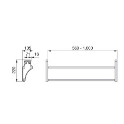 Range-chaussures pour intérieur d'armoire Self - EMUCA