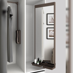 Miroir extractible pour l'intérieur de l'armoire Moka - EMUCA