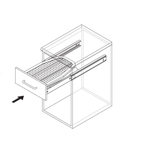 Planche à repasser pliable Iron en acier - EMUCA