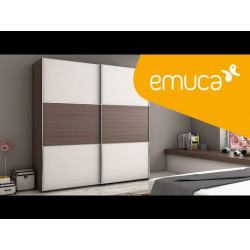 Armoire Space+ 2 portes avec profils Free rapid et fermeture amortie - EMUCA