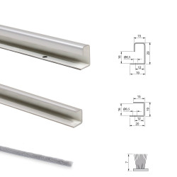 Armoire Neco 2 portes avec profils Styl - EMUCA