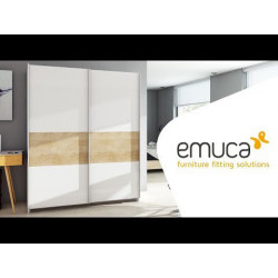 Armoire Neco 2 portes avec profils Styl - EMUCA