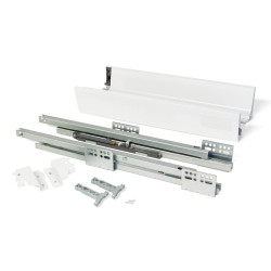 Kit de tiroir Vantage-Q hauteur 83 mm et profondeur 350 mm finition blanc de marque EMUCA, référence: B4928700