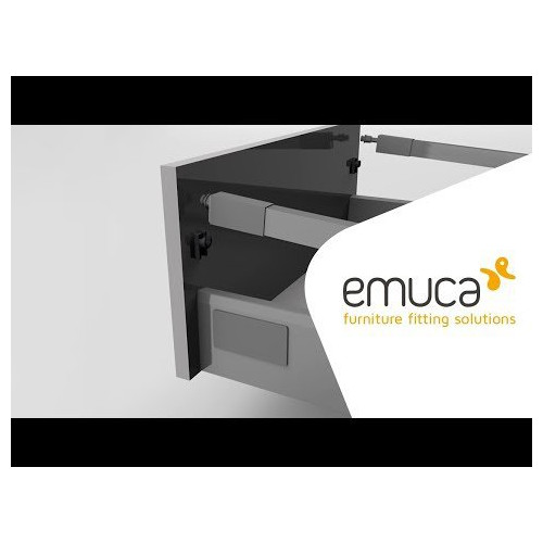 Kit de tiroir Vantage-Q hauteur 83 mm et profondeur 350 mm finition blanc - EMUCA