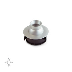 Kit de 6 spots LED orientables Polaris avec convertisseur de 15W - EMUCA