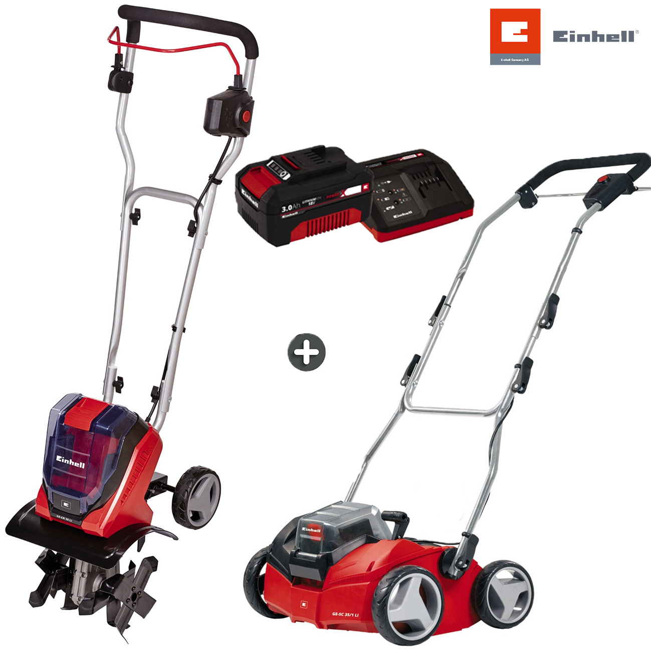 Arieggiatore A Batteria Einhell GE-SC 35 Li - Per Prati Fino A 500m², Larghezza 350mm | Senza Batteria - Foto 6