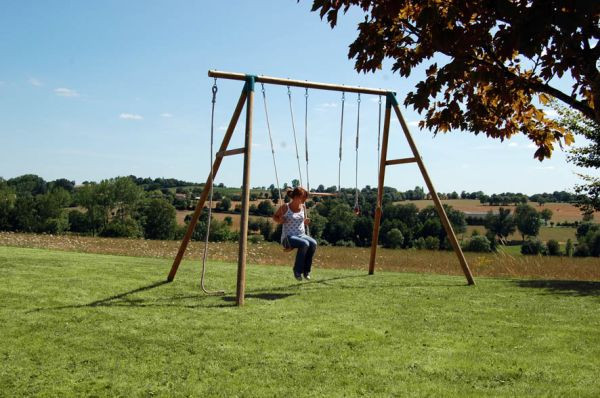 Portique bois adulte GALDAR 3,25m