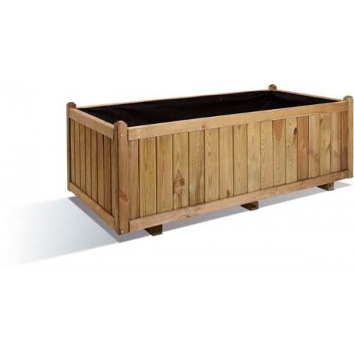 Bac rectangulaire Maxi Volume VENDÔME 140 - 312L - 140 x 70 x 50 - Jardipolys