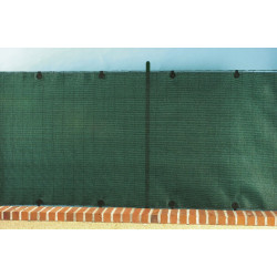 Brise vue tissé 95% occultant - vert- 1 x 3 m TOTALTEX - NORTENE 