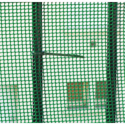 Grillage rouleau polyéthylène vert H.1 x L.5 m, Idéal Garden
