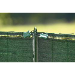 Brise vue tissé 100% occultant -Vert - 1,2 x 5 m SUPRATEX - NORTENE 