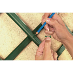 Treillis extensible en PVC 1 x 2 m vert TREILLIFLEX - NORTENE 