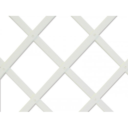 Treillis extensible en PVC 0,5 x 1,5 m blanc TREILLIFLEX - NORTENE 