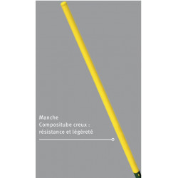 Manche de rechange droit Compositube - 117 cm - Leborgne