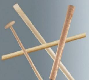 Manche de rechange fourche à bêcher en bois, béquille - 85 cm - certifié PEFC 100%