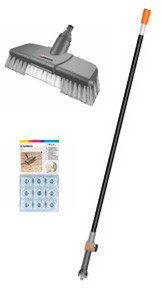 Kit brosse de nettoyage pour terrasses