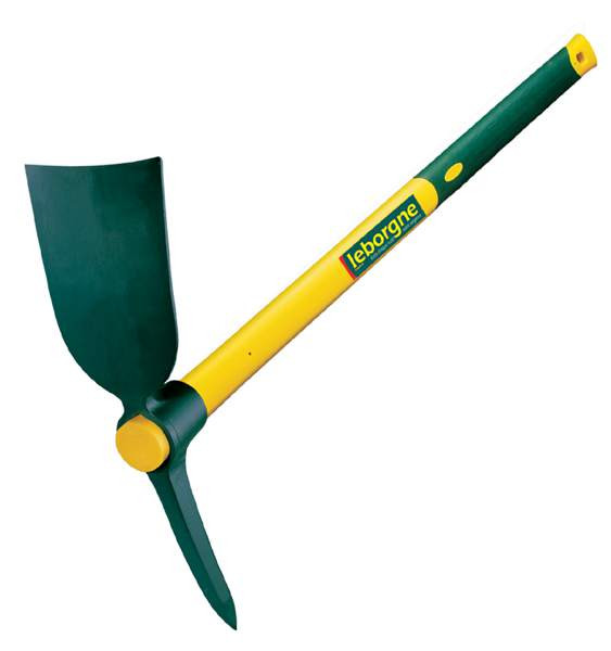 Pioche cantonnier douille ronde 2kg manche Novagrip