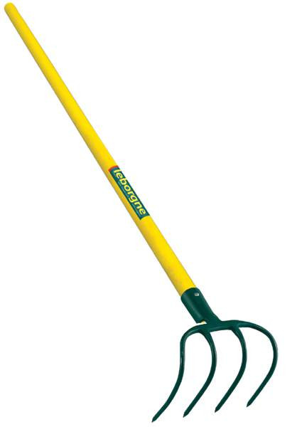 Croc à fumier - douille - 4 dents