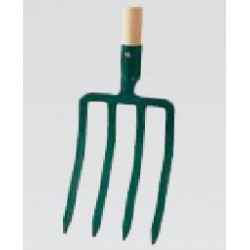 Fourche à bêcher douille - 30 cm - manche pomme Novagrip de marque Leborgne, référence: J571900