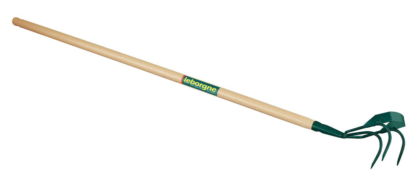Griffe piocheuse - 3 dents spatulées + grattoir