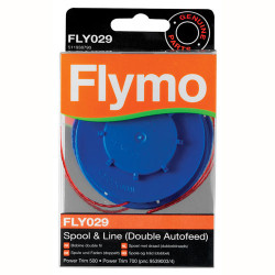 Bobine double fil FLY029 pour Power Trim 500/700 de marque FLYMO , référence: J545900