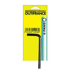 Clé 6 pans 1,5 mm de marque OUTIFRANCE , référence: B461700