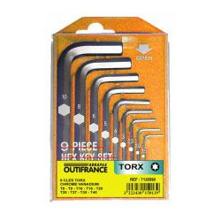 Jeu de clés Torx en coffret de marque OUTIFRANCE , référence: B464900