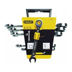 Jeu de 6 clés mixtes à cliquet Maxi Drive Plus - STANLEY