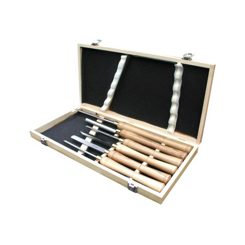6 Outils de tourneur manche bois Pro - OUTIFRANCE