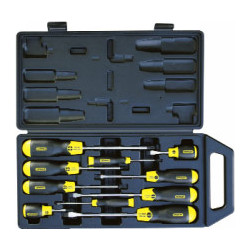 Jeu de tournevis Cushion Grip de marque STANLEY, référence: B301900