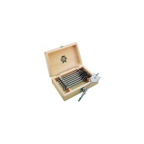 Coffret de 8 mèches à bois plates - OUTIFRANCE