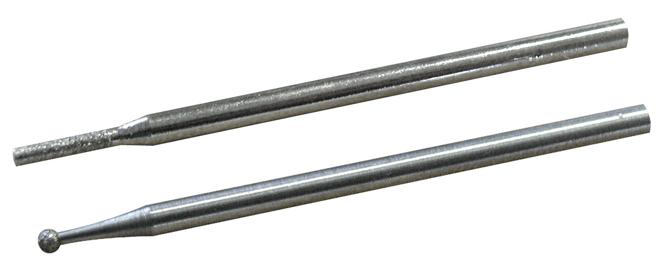 Lot de 2 fraises diamantées sphériques 1 61 8 mm