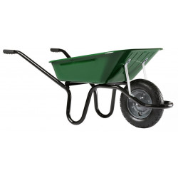 Brouette Aktiv Premium peinte roue gonflée 100 L de marque HAEMMERLIN, référence: J684900