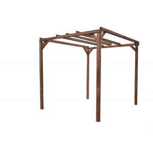 Pergola autoportante en bois : indépendante, 4 poteaux