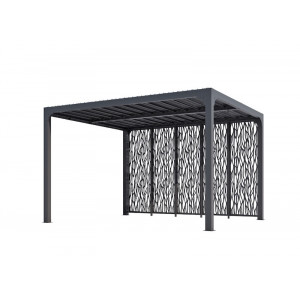 Pergola bioclimatique aluminium à lames orientables