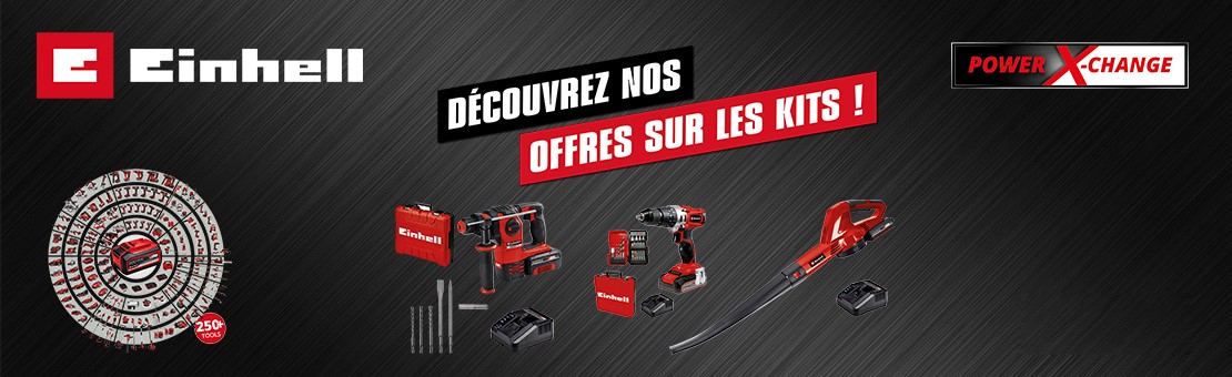 Offre Kit Batterie Power X-change Einhell