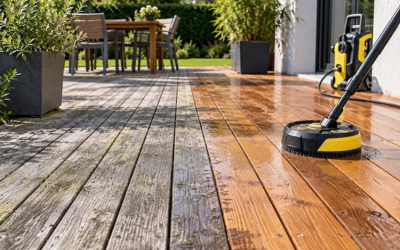 Nettoyer une terrasse sans l'abîmer