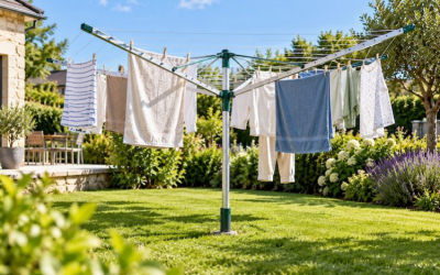 Installer un séchoir parapluie : choisir l'emplacement et sceller l'ancre